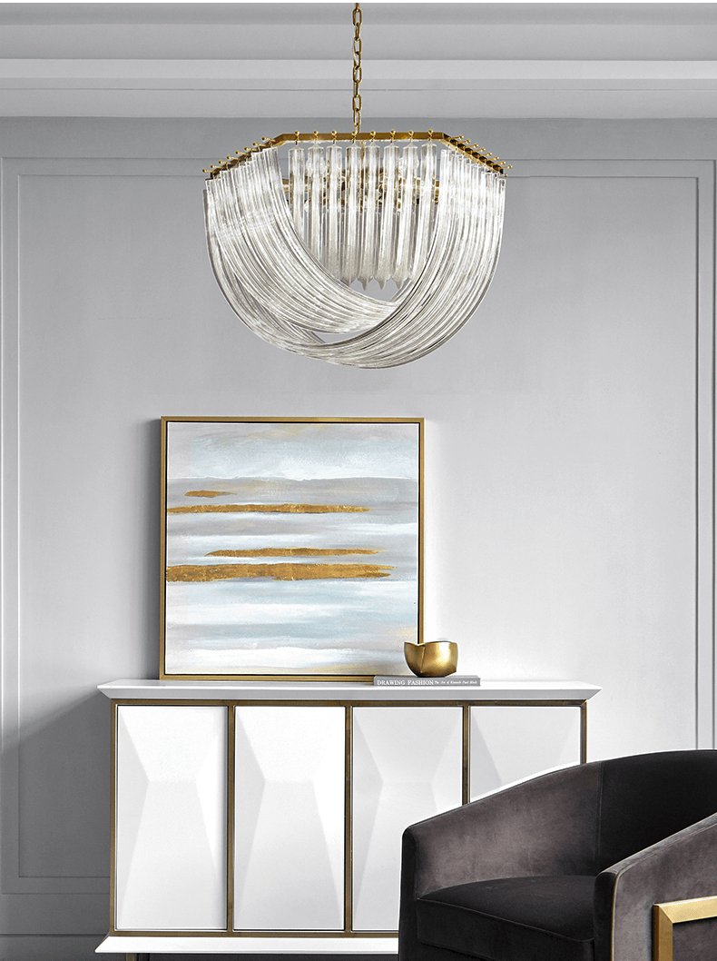 Havrina Glass Chandelier-Moonnatur