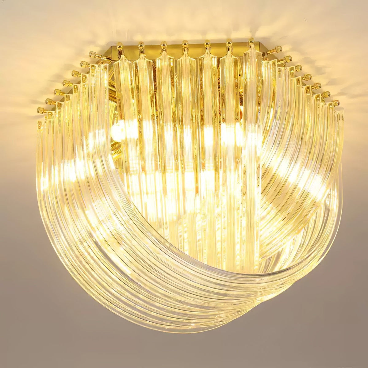 Norrenella Glass Ceiling Light-Moonnatur