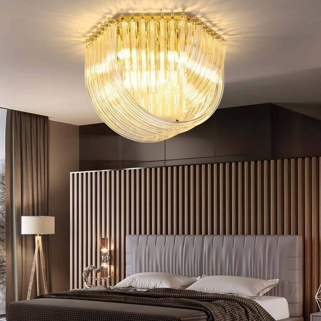 Norrenella Glass Ceiling Light-Moonnatur