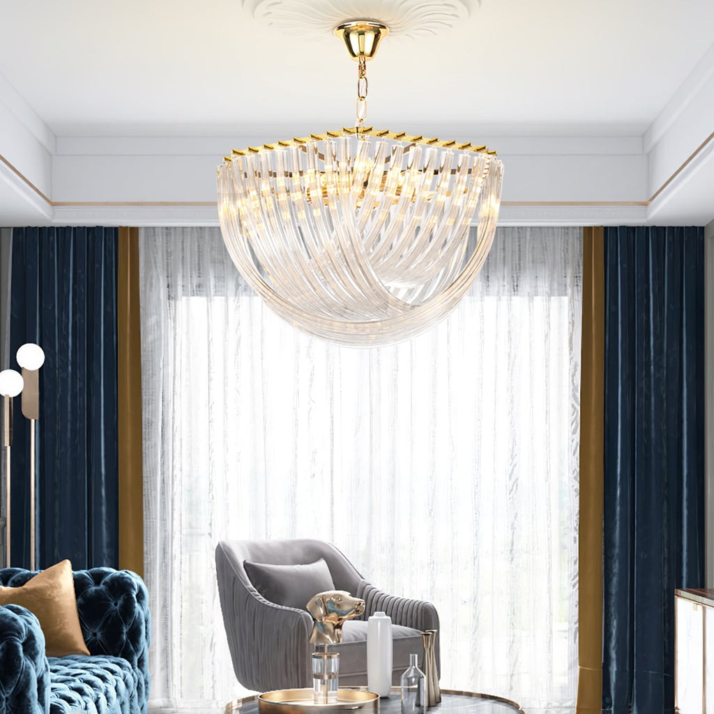 Havrina Glass Chandelier-Moonnatur