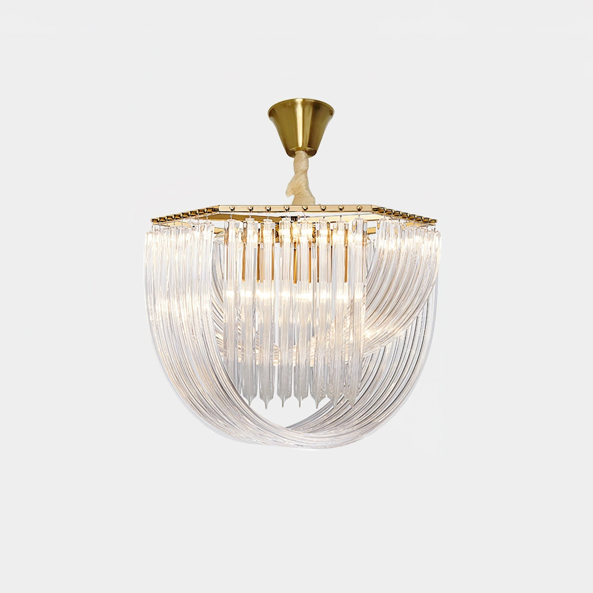 Havrina Glass Chandelier-Moonnatur