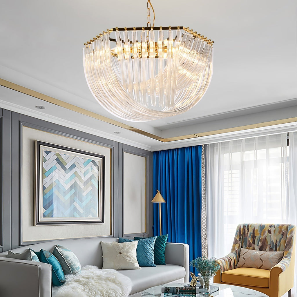 Havrina Glass Chandelier-Moonnatur