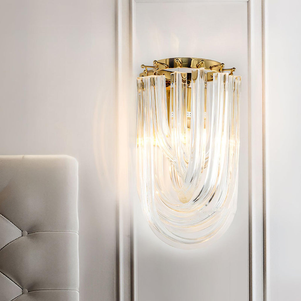 Tildenelyn Glass Wall Light-Moonnatur
