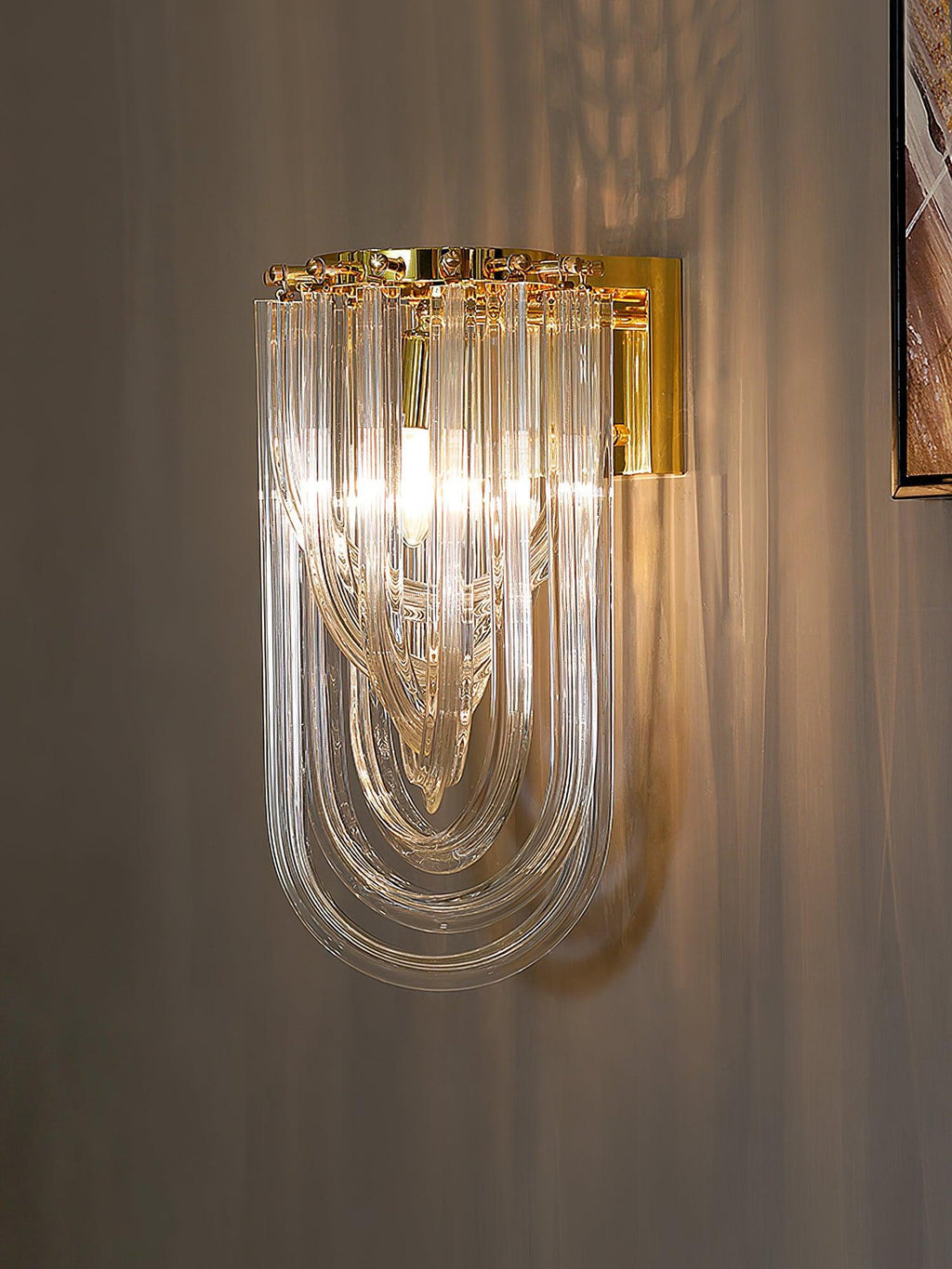 Tildenelyn Glass Wall Light-Moonnatur