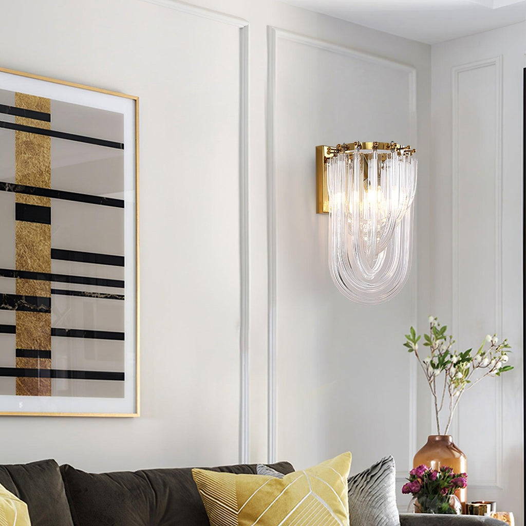 Tildenelyn Glass Wall Light-Moonnatur