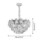 Fendeleris Glass Chandelier-Moonnatur