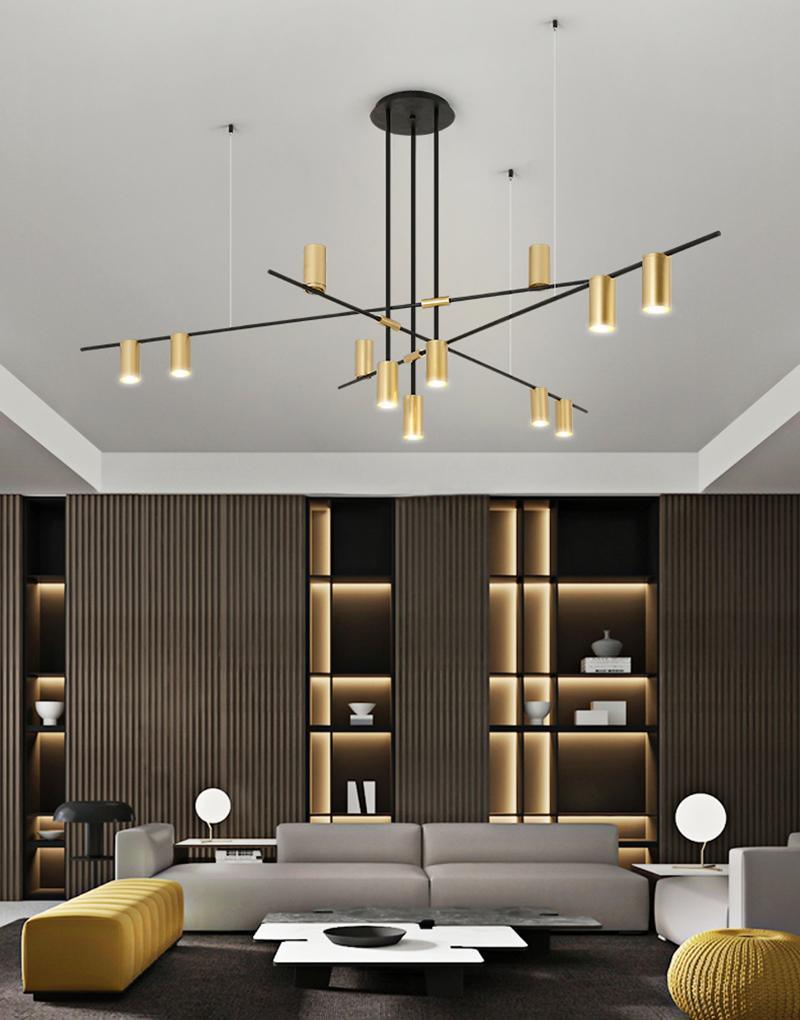Marenlyn Brass Chandelier-Moonnatur