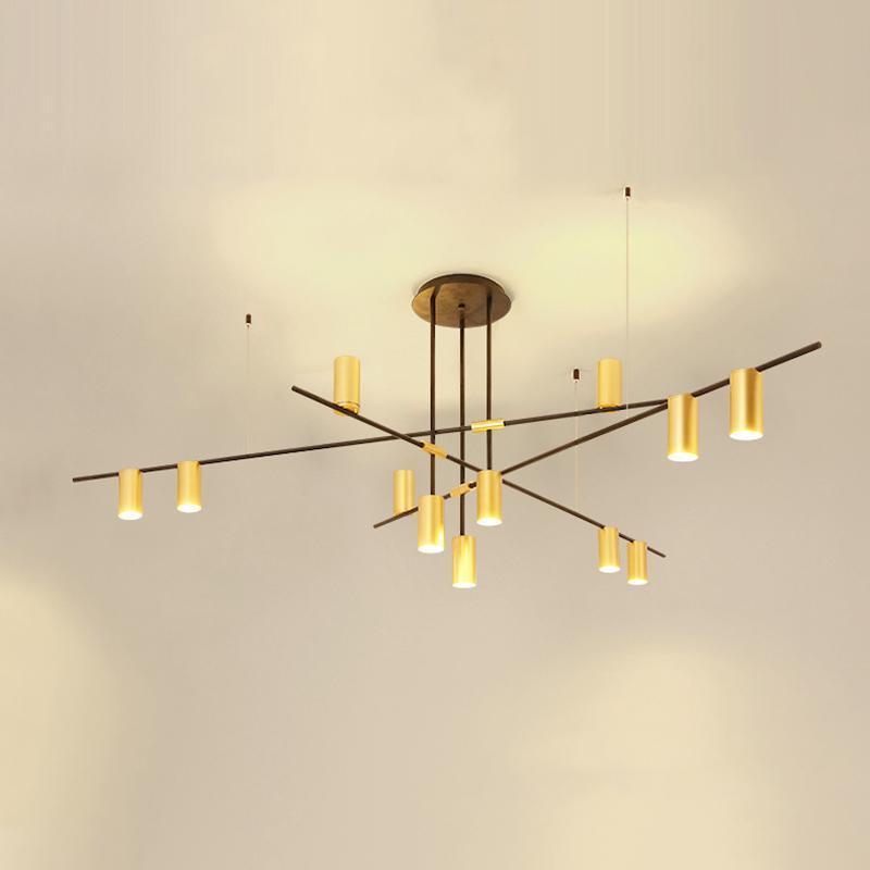 Marenlyn Brass Chandelier-Moonnatur