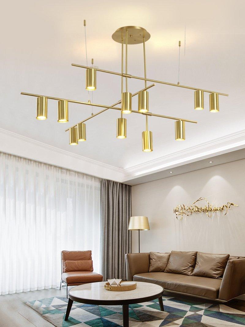 Marenlyn Brass Chandelier-Moonnatur