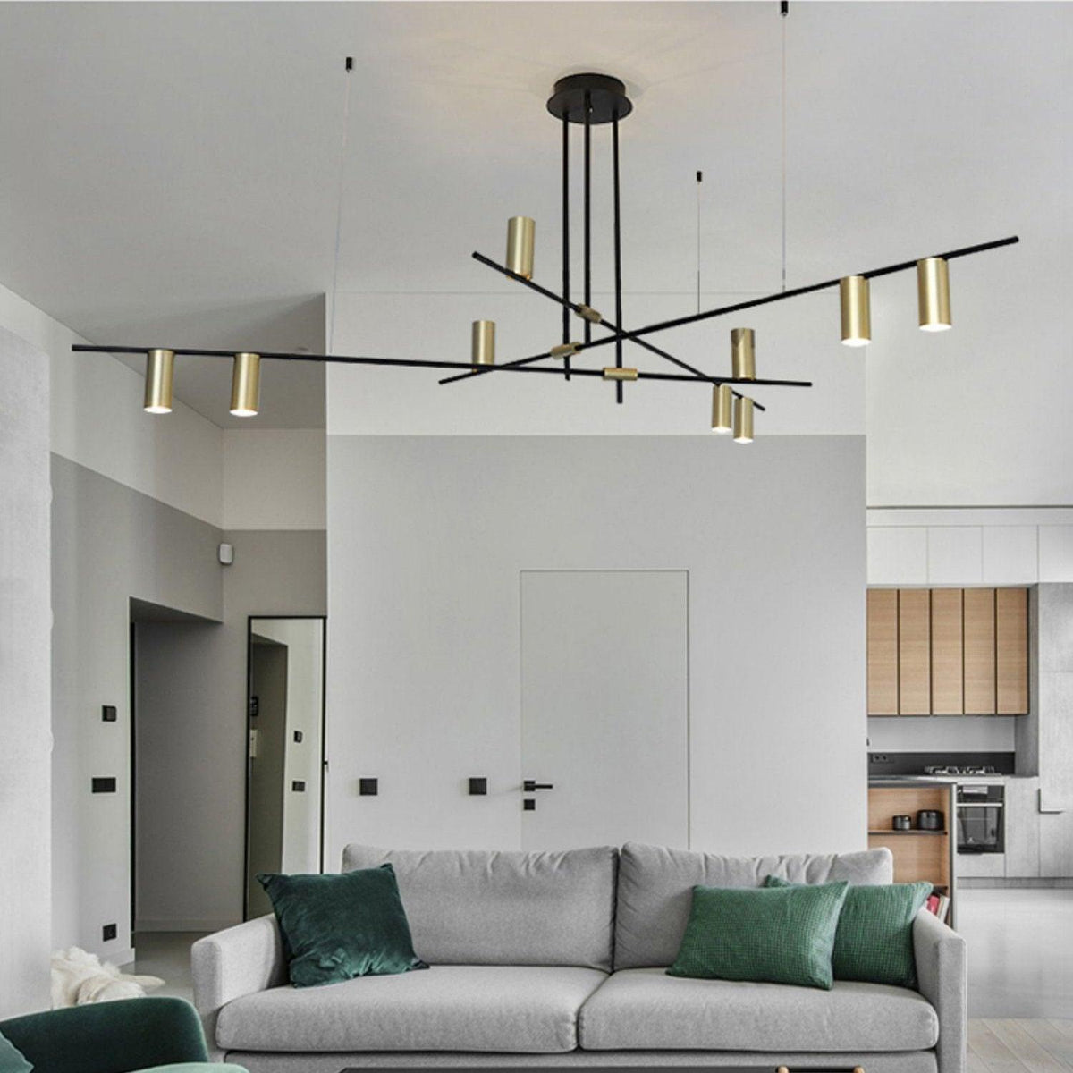 Marenlyn Brass Chandelier-Moonnatur
