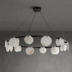 Wenrelmoss Alabaster Chandelier-Moonnatur