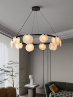 Wenrelmoss Alabaster Chandelier-Moonnatur