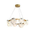 Wenrelmoss Alabaster Chandelier-Moonnatur