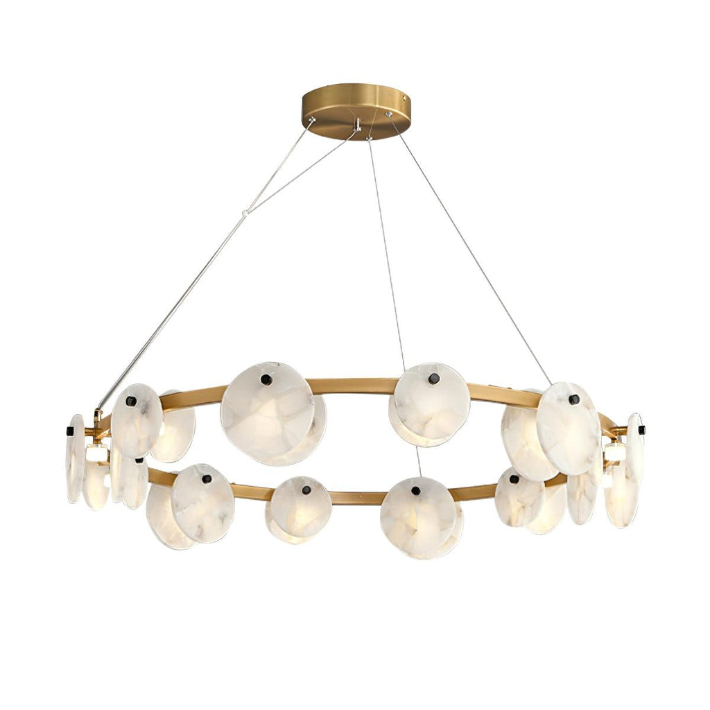 Wenrelmoss Alabaster Chandelier-Moonnatur