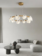 Wenrelmoss Alabaster Chandelier-Moonnatur