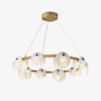 Wenrelmoss Alabaster Chandelier-Moonnatur
