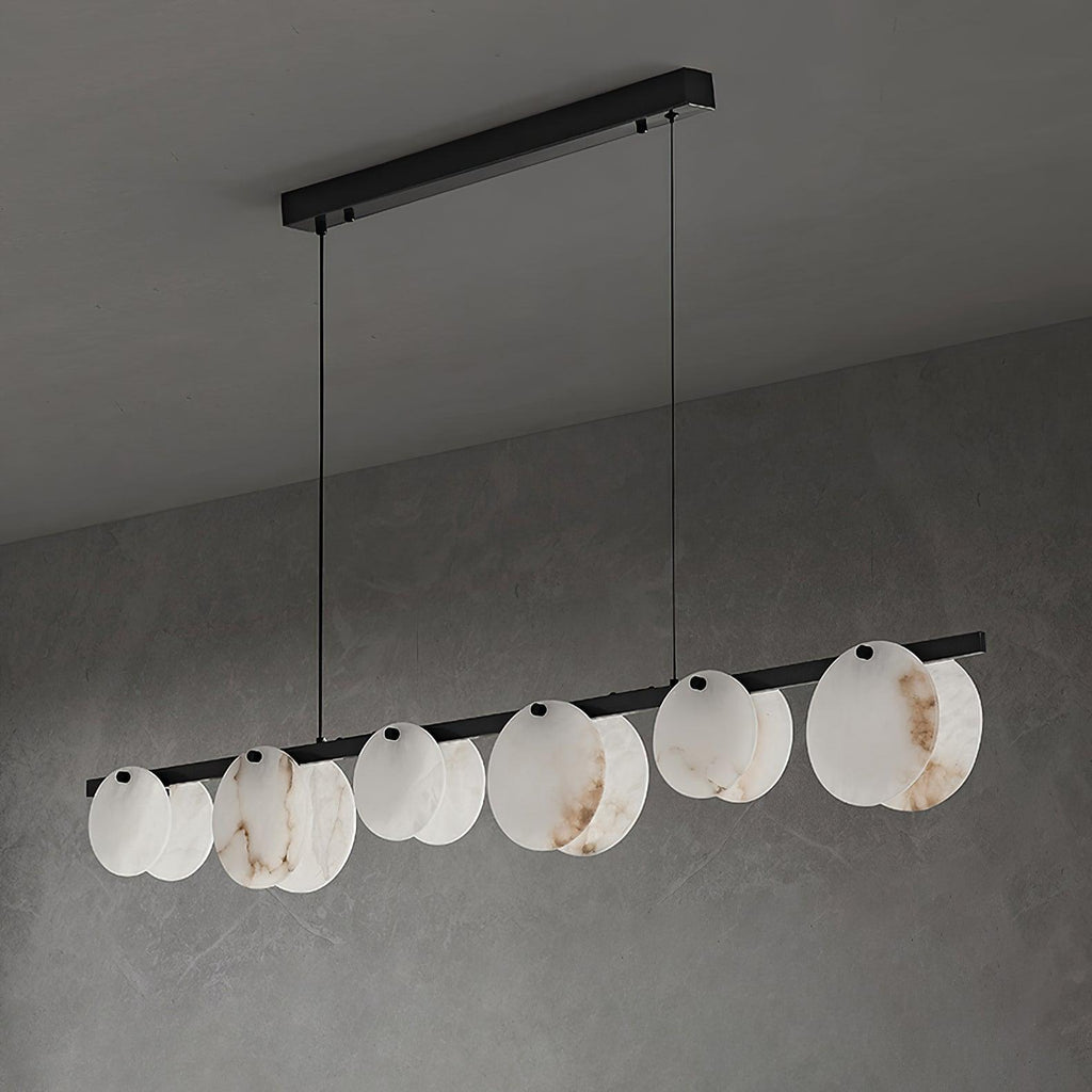 Barrowden Alabaster Pendant Light-Moonnatur