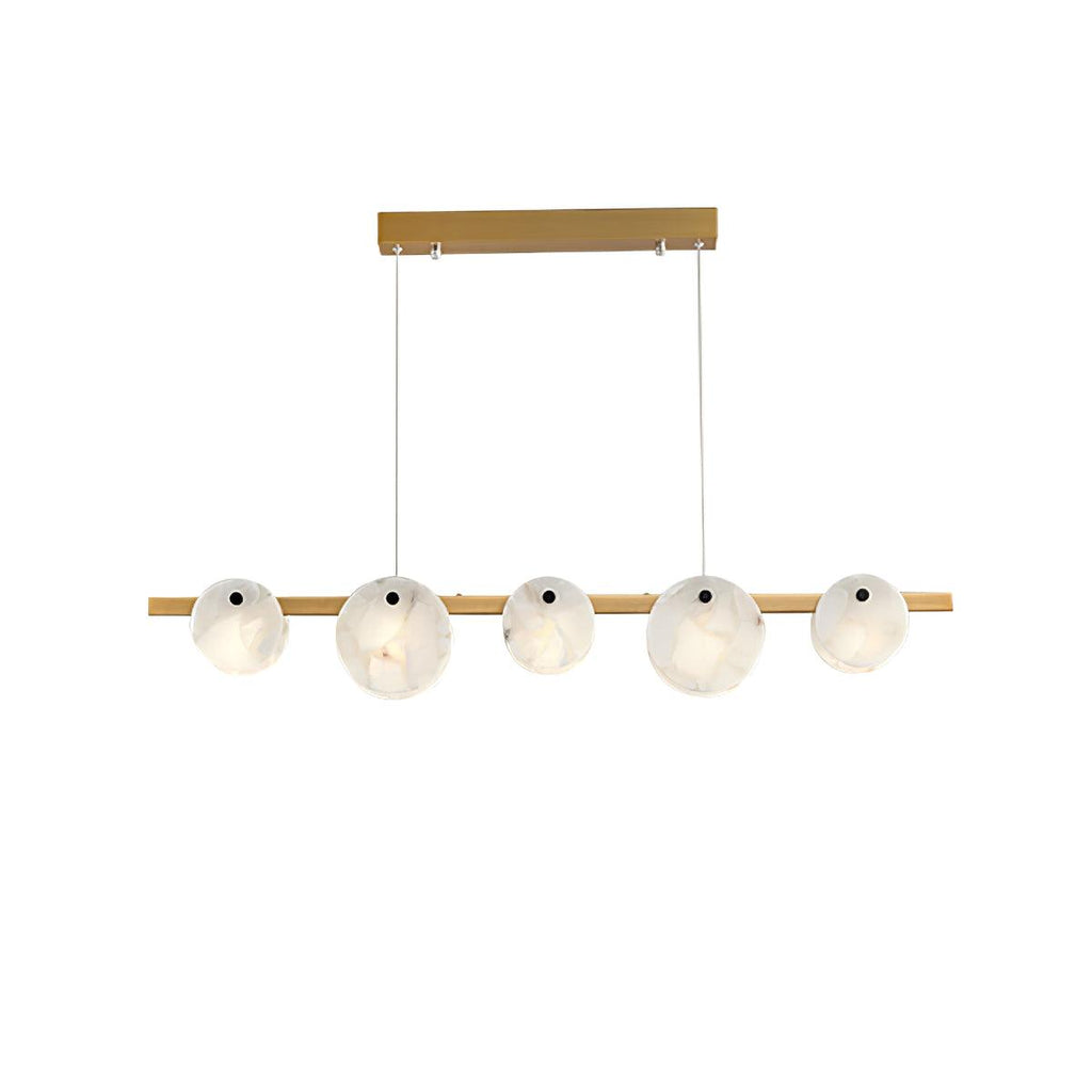 Barrowden Alabaster Pendant Light-Moonnatur
