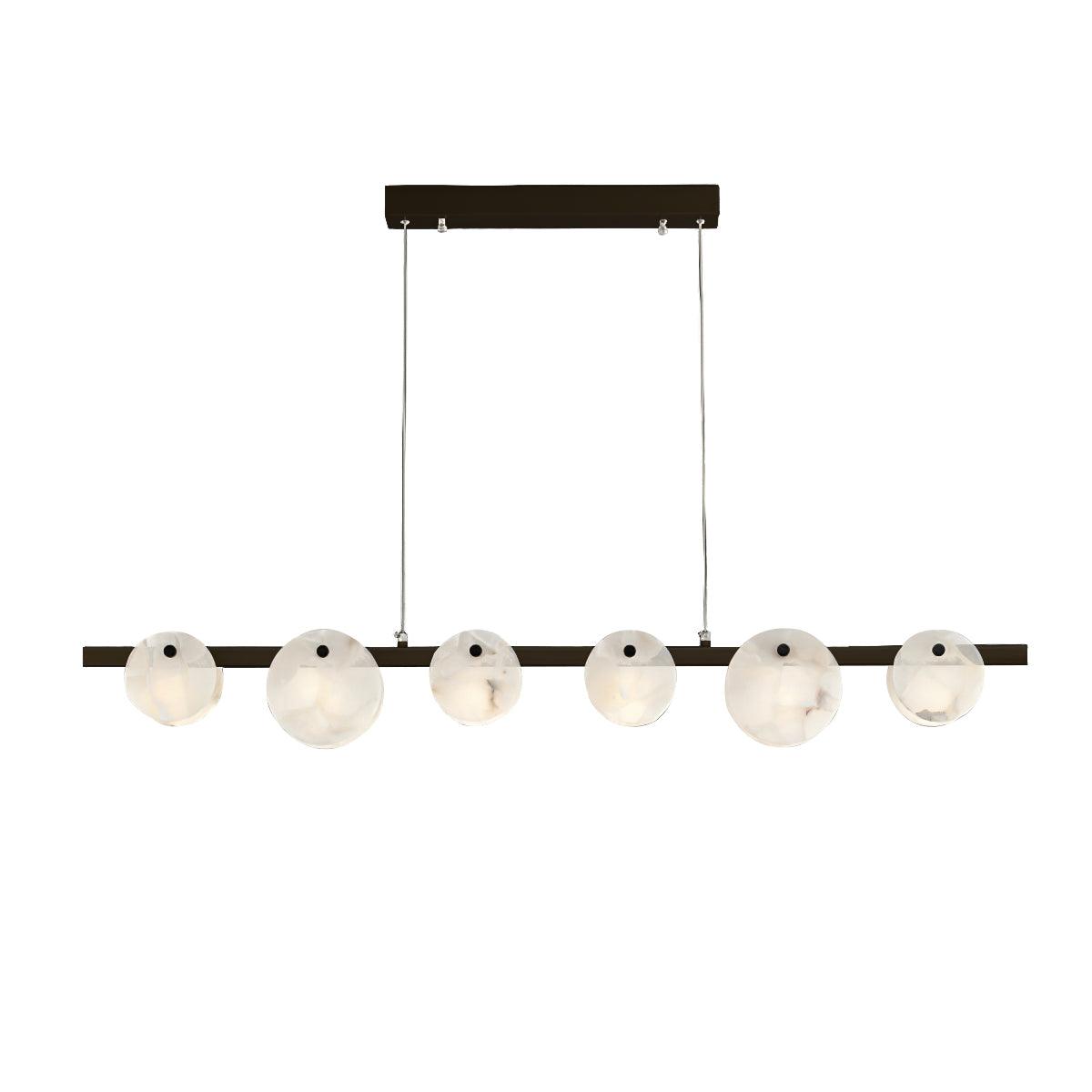 Barrowden Alabaster Pendant Light-Moonnatur