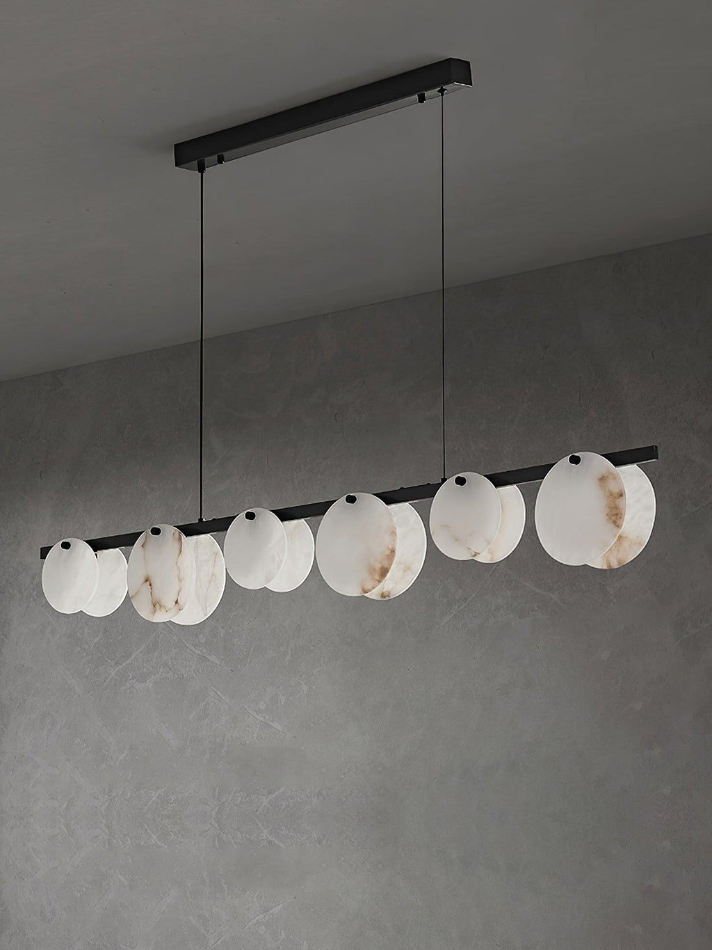 Barrowden Alabaster Pendant Light-Moonnatur