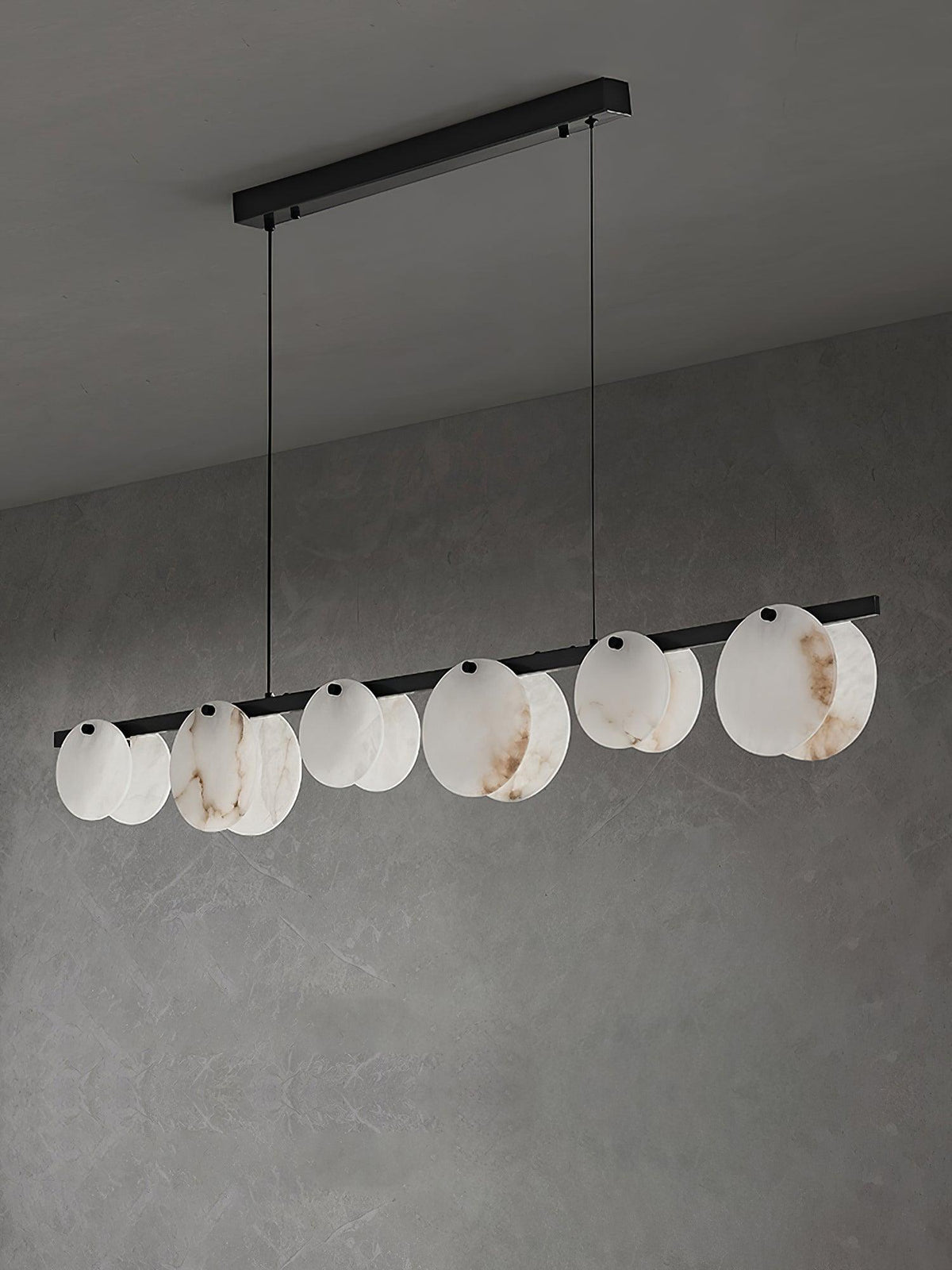 Barrowden Alabaster Pendant Light-Moonnatur