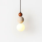 Ainsgrove Travertine Pendant Light-Moonnatur