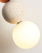 Ainsgrove Travertine Pendant Light-Moonnatur