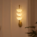 Fendelenelle Alabaster Wall Light-Moonnatur