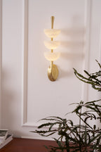 Fendelenelle Alabaster Wall Light-Moonnatur