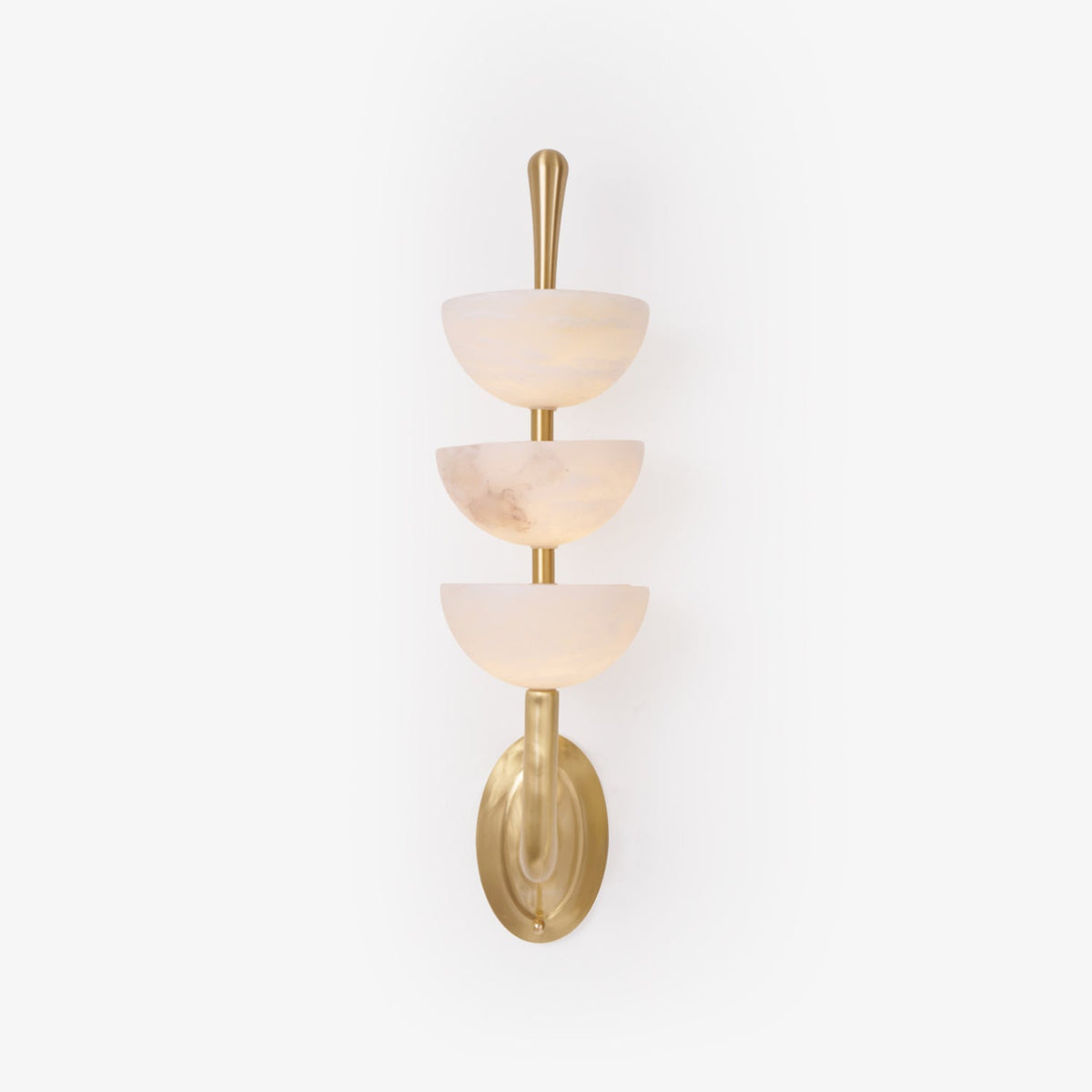Fendelenelle Alabaster Wall Light-Moonnatur