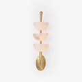Fendelenelle Alabaster Wall Light-Moonnatur