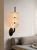 Fendelenelle Alabaster Wall Light-Moonnatur
