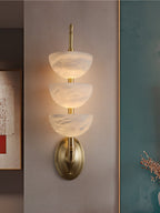 Fendelenelle Alabaster Wall Light-Moonnatur