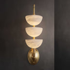 Fendelenelle Alabaster Wall Light-Moonnatur