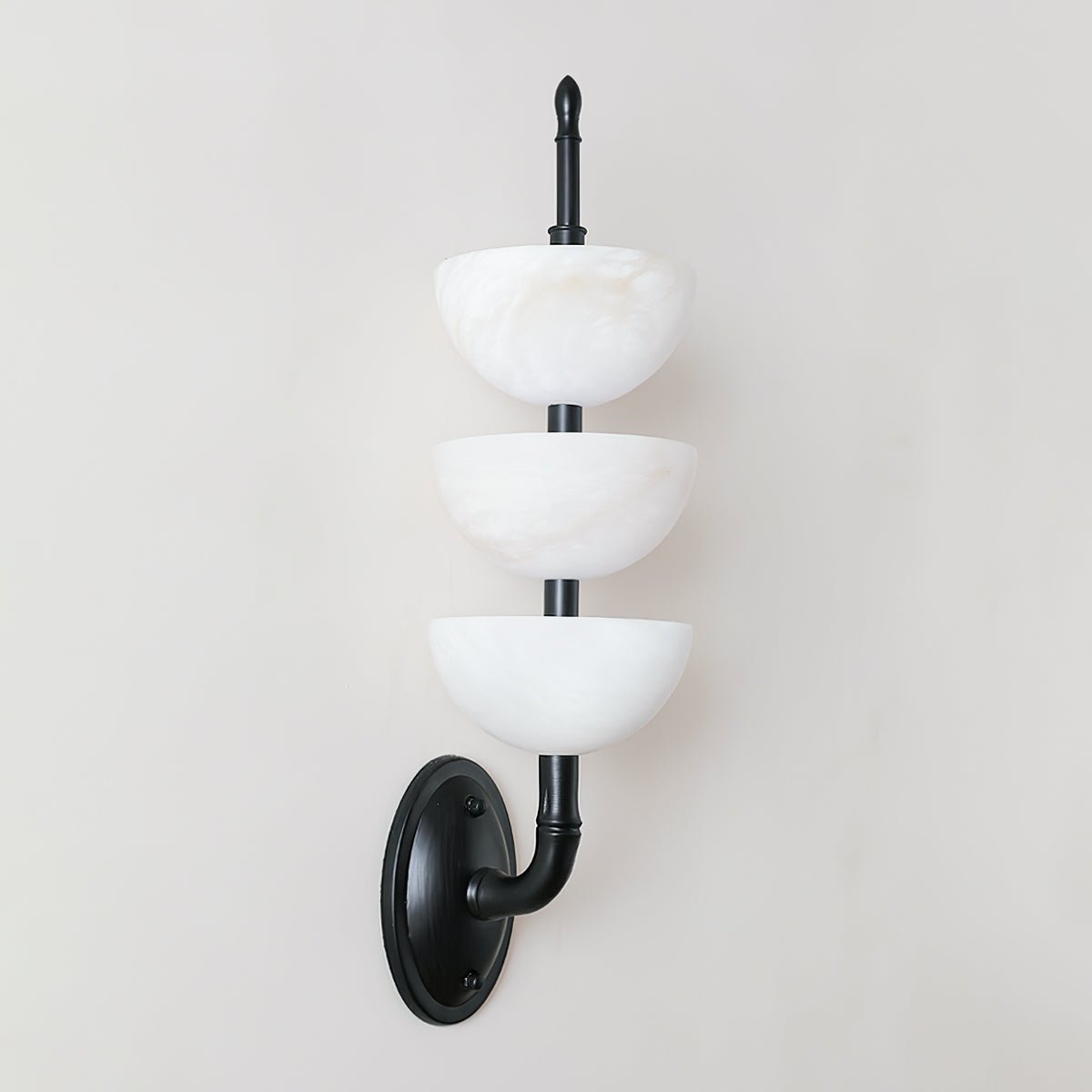 Fendelenelle Alabaster Wall Light-Moonnatur