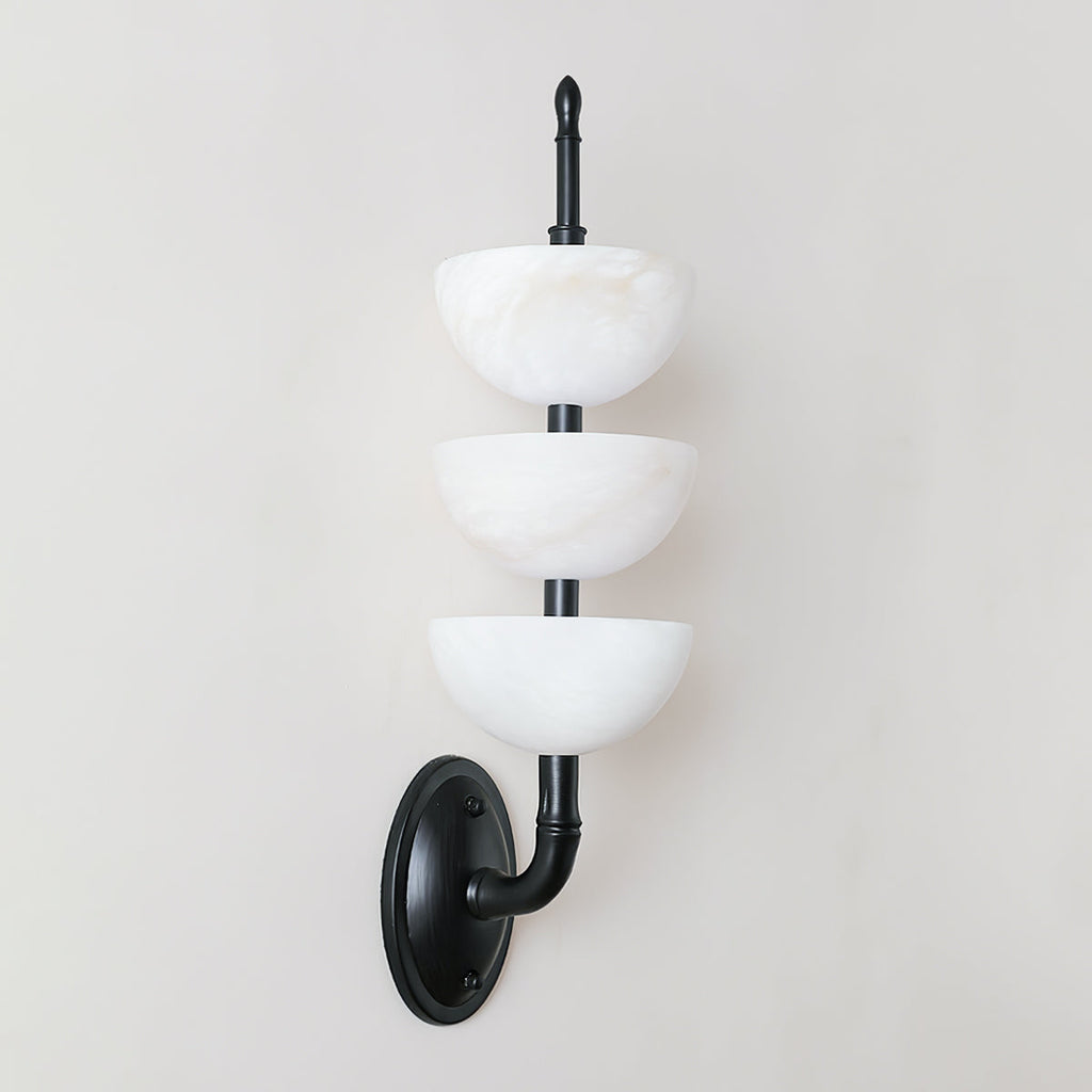 Fendelenelle Alabaster Wall Light-Moonnatur