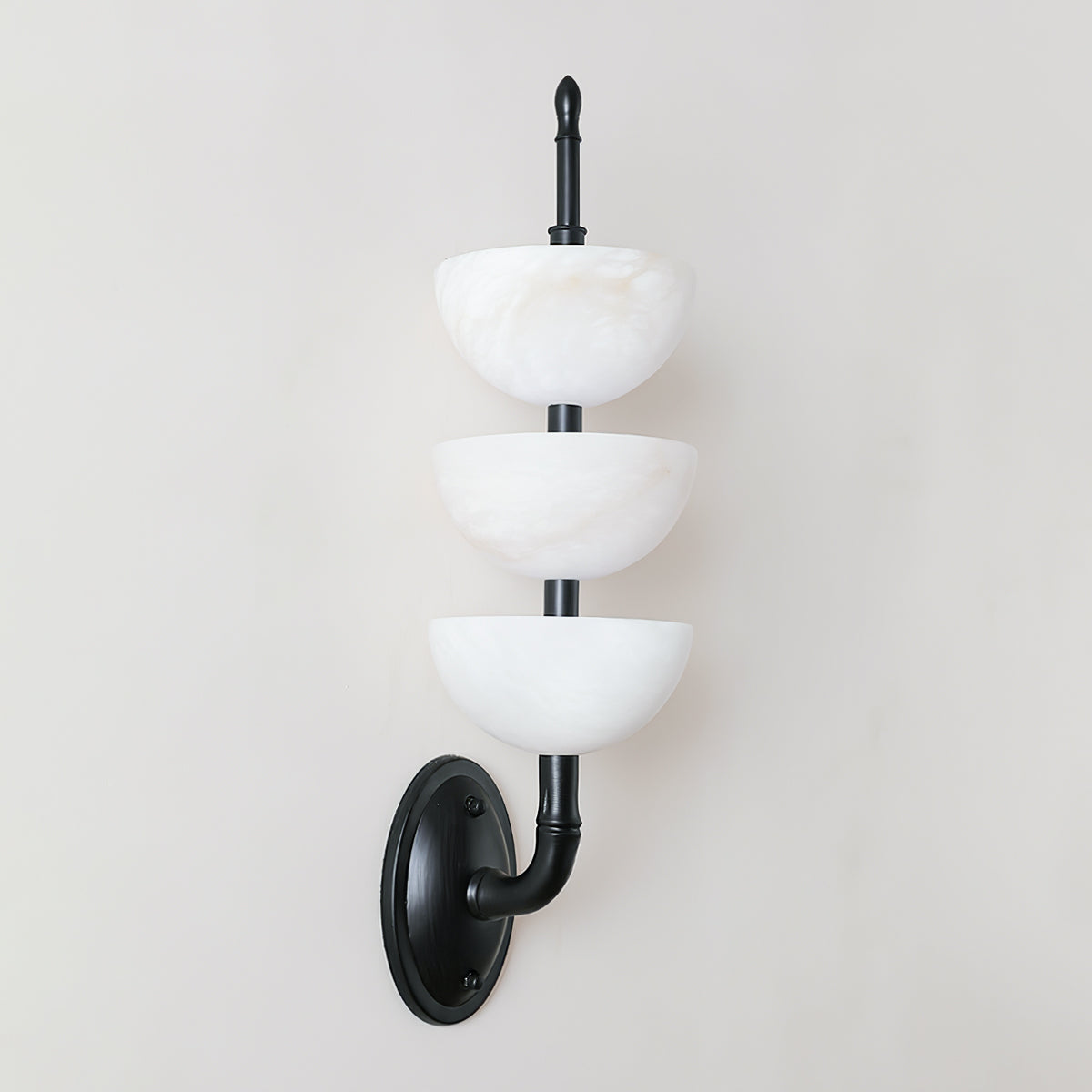 Fendelenelle Alabaster Wall Light-Moonnatur