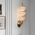 Fendelenelle Alabaster Wall Light-Moonnatur