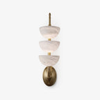 Fendelenelle Alabaster Wall Light-Moonnatur
