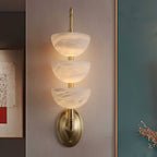 Fendelenelle Alabaster Wall Light-Moonnatur