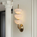 Fendelenelle Alabaster Wall Light-Moonnatur