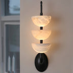 Fendelenelle Alabaster Wall Light-Moonnatur