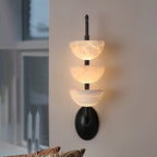 Fendelenelle Alabaster Wall Light-Moonnatur