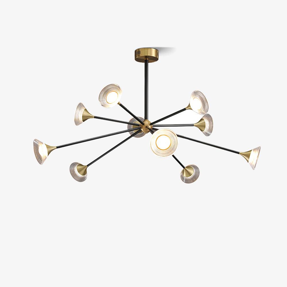 Kesterford Acrylic Chandelier-Moonnatur