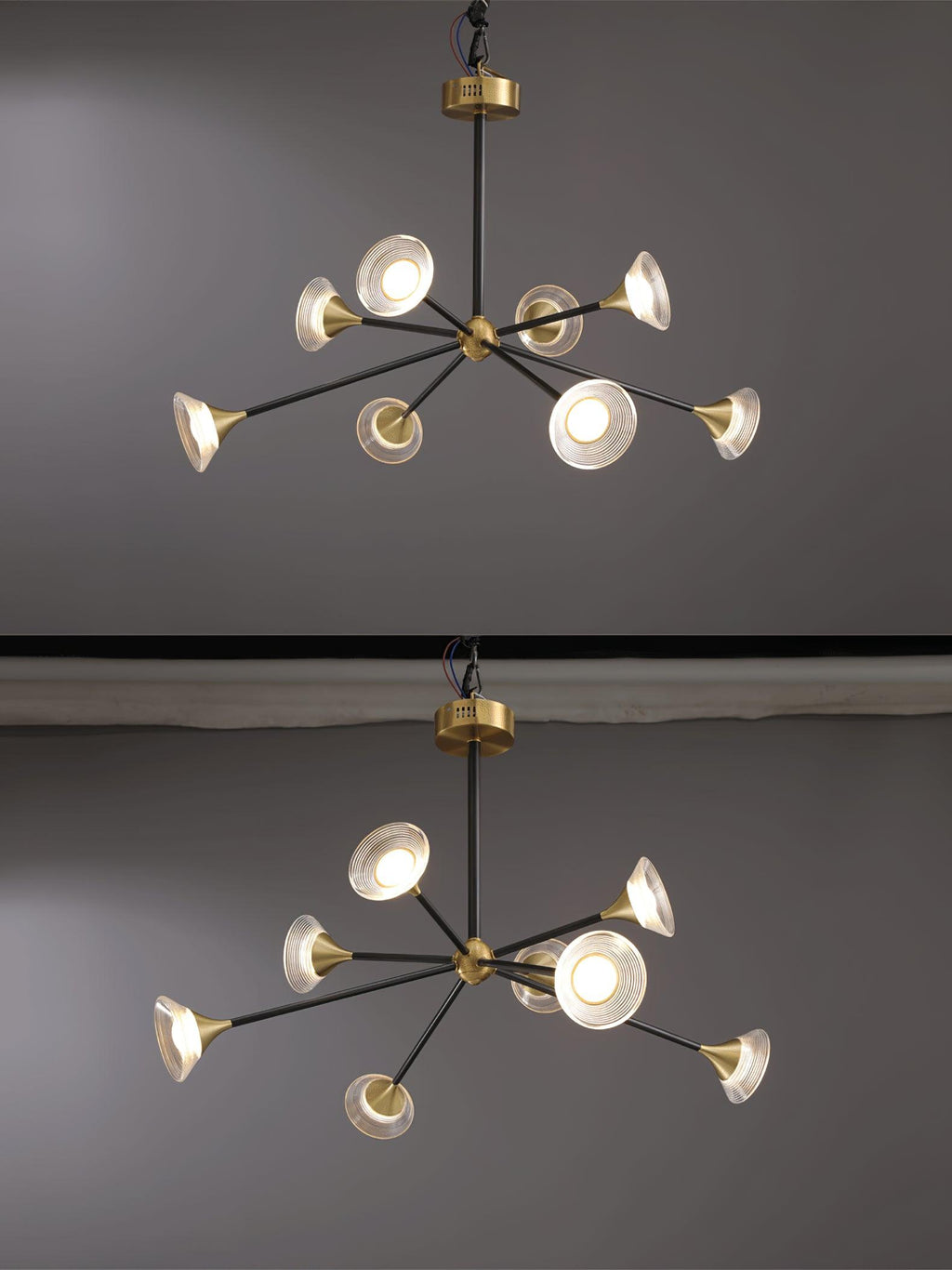 Kesterford Acrylic Chandelier-Moonnatur