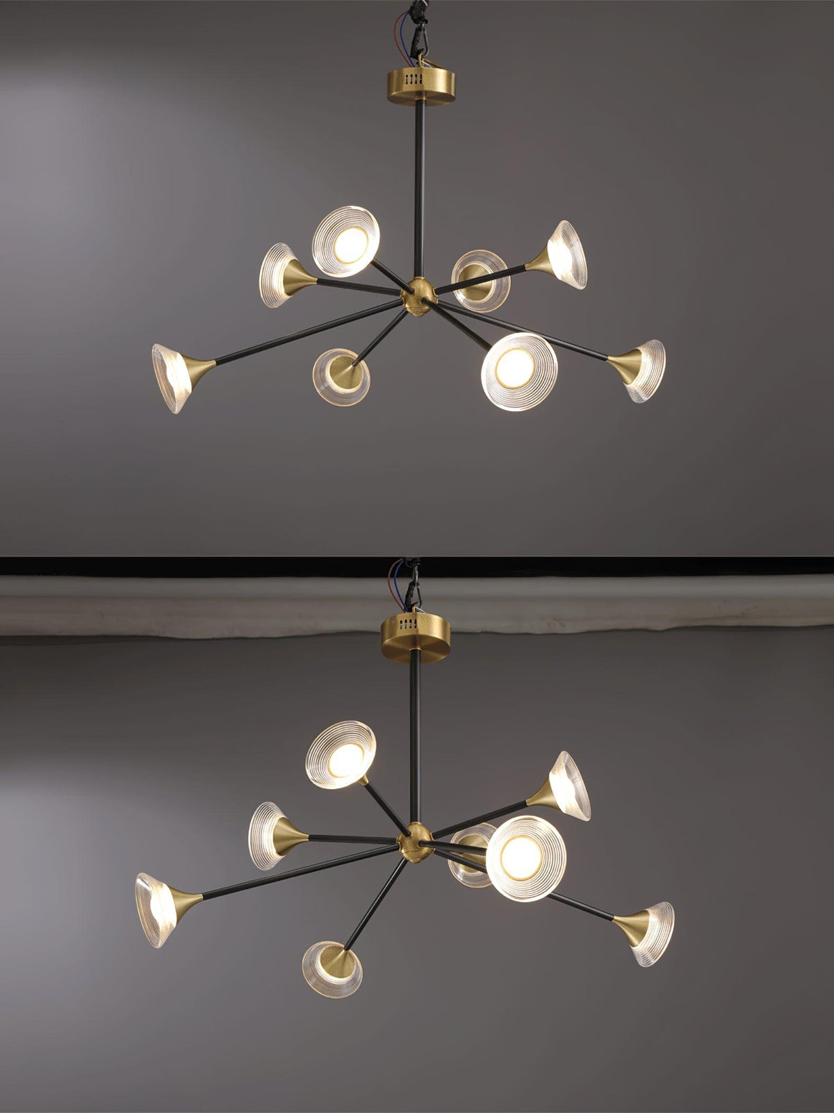 Kesterford Acrylic Chandelier-Moonnatur