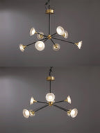 Kesterford Acrylic Chandelier-Moonnatur