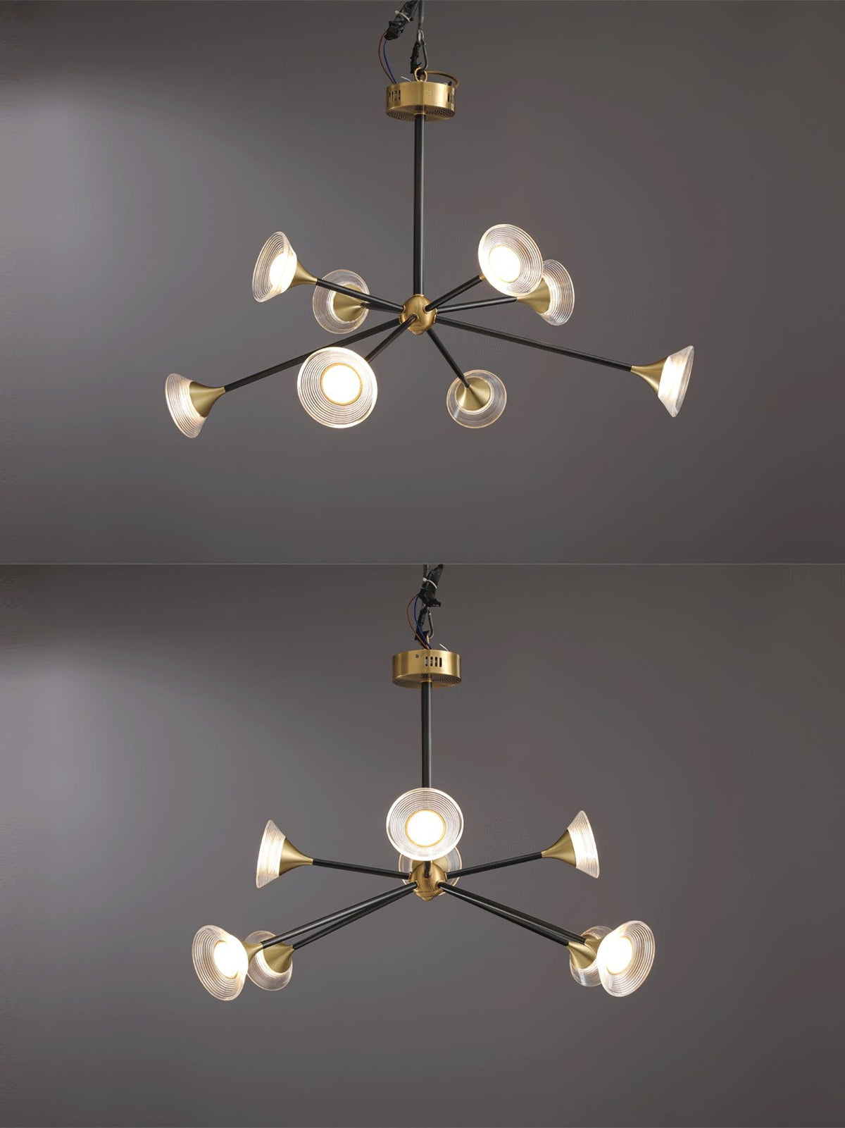 Kesterford Acrylic Chandelier-Moonnatur