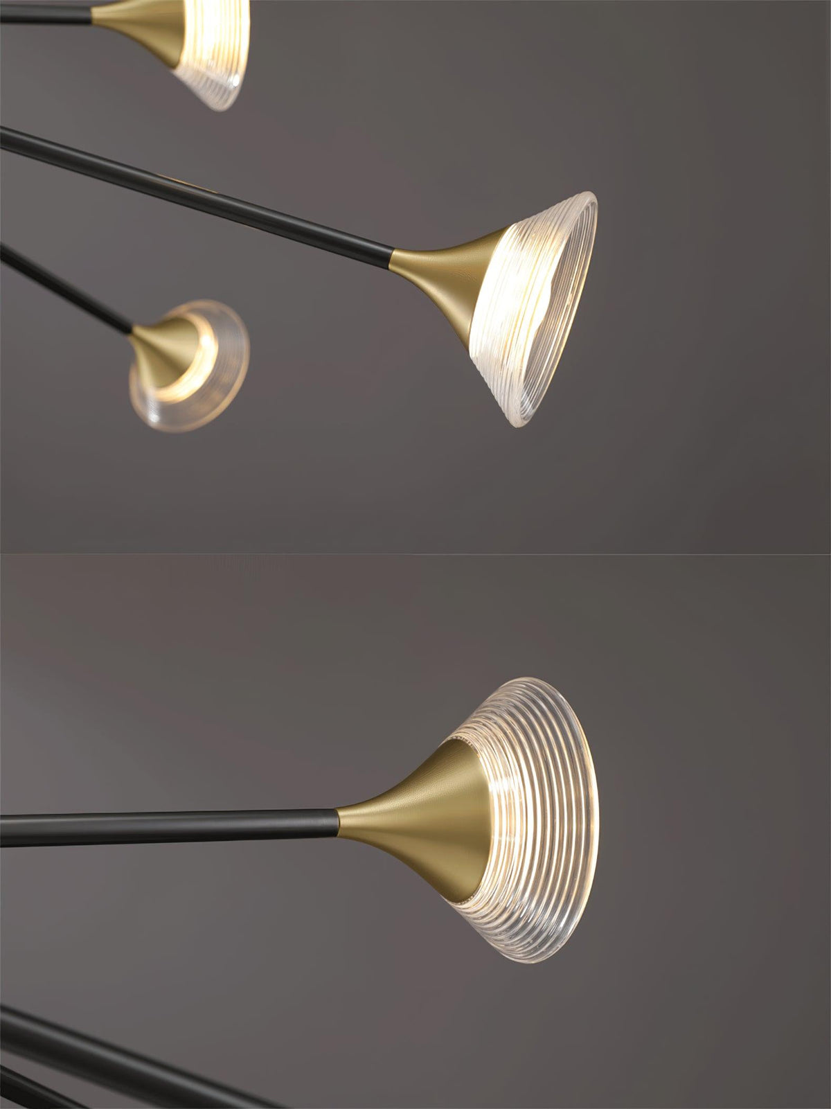 Kesterford Acrylic Chandelier-Moonnatur