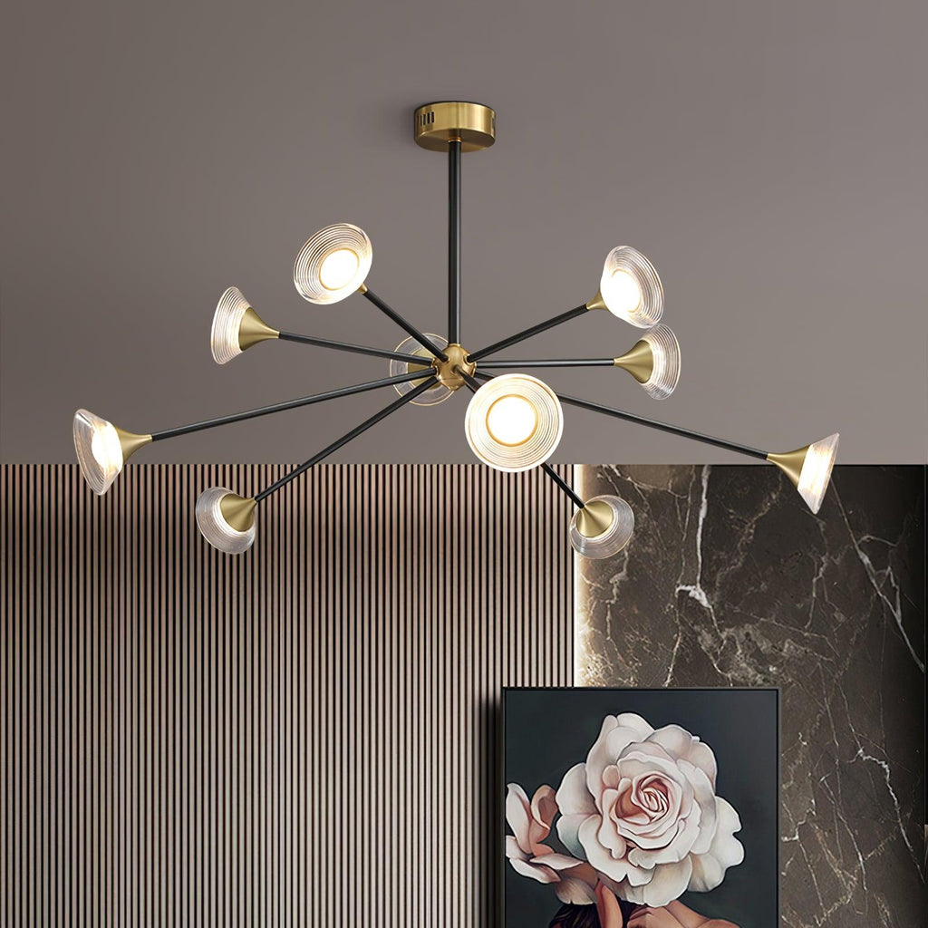 Kesterford Acrylic Chandelier-Moonnatur